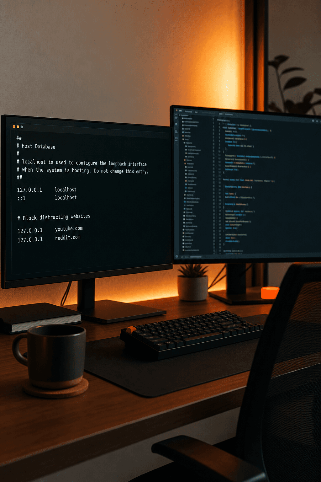 Layered system to block all distractions across browsers